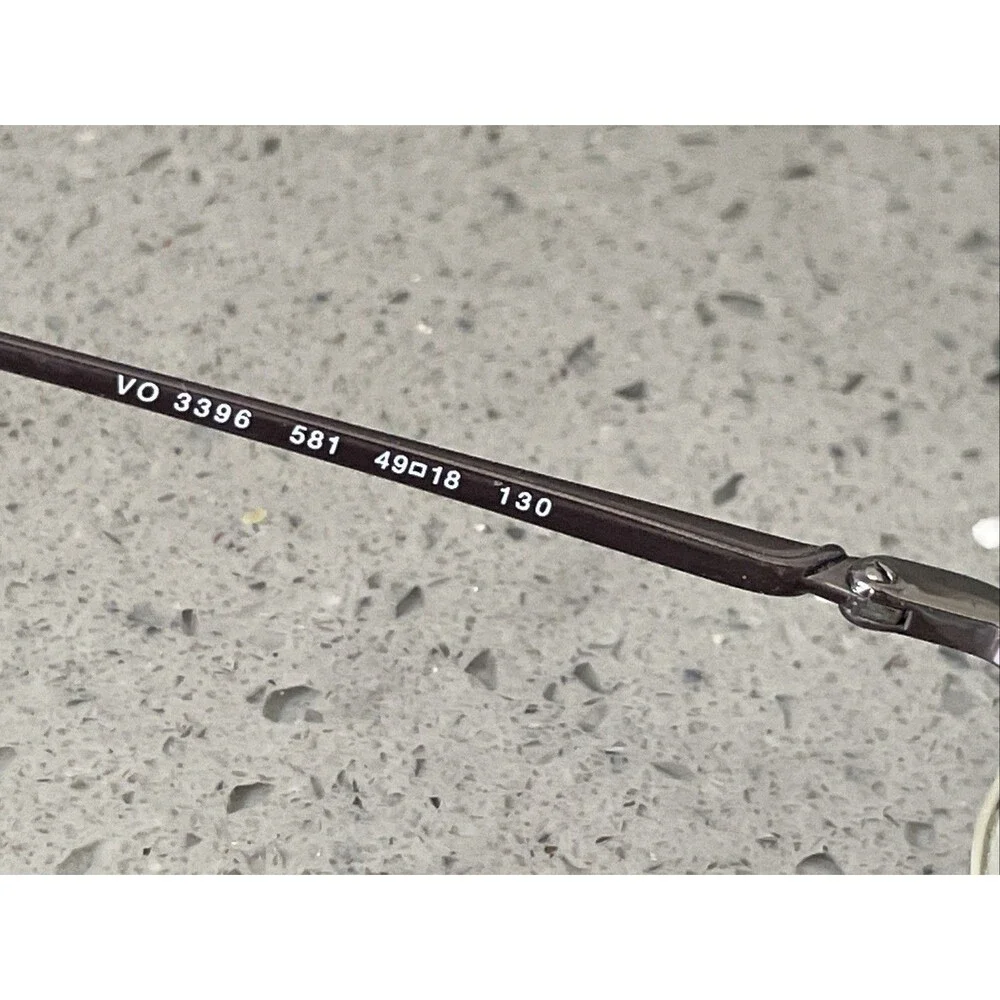 VOGUE VO 3396 581 Eyeglasses Frames ONLY 49-18-130 Italy Gunmetal full rim